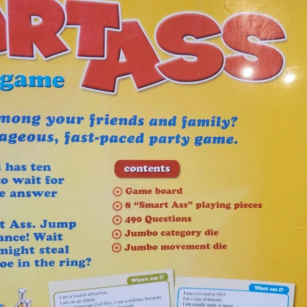 Smart Ass‎ Trivia Board Game